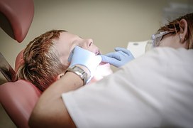 child undergoing dental treatment 