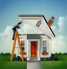 Graphic of home inspection 